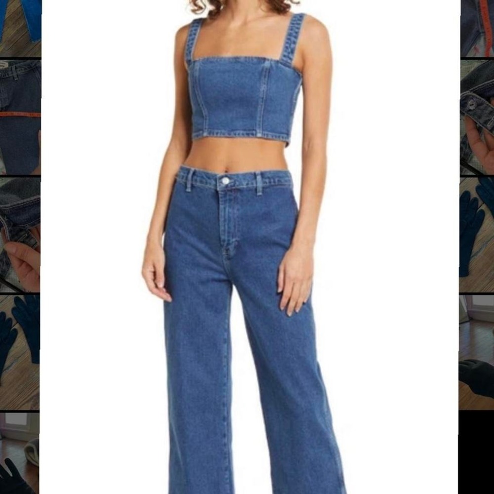 Reformation Sunny Denim Set Size 0